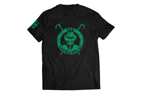 LIJ Calavera Green T-Shirt [LA Dojo Stock]
