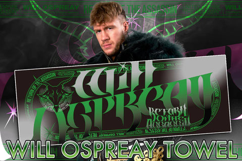 Will Ospreay "RETURN OF THE ASSASSIN" sports towel 【Imported】