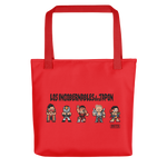 LIJ × dots wrestler Tote bag (Red)
