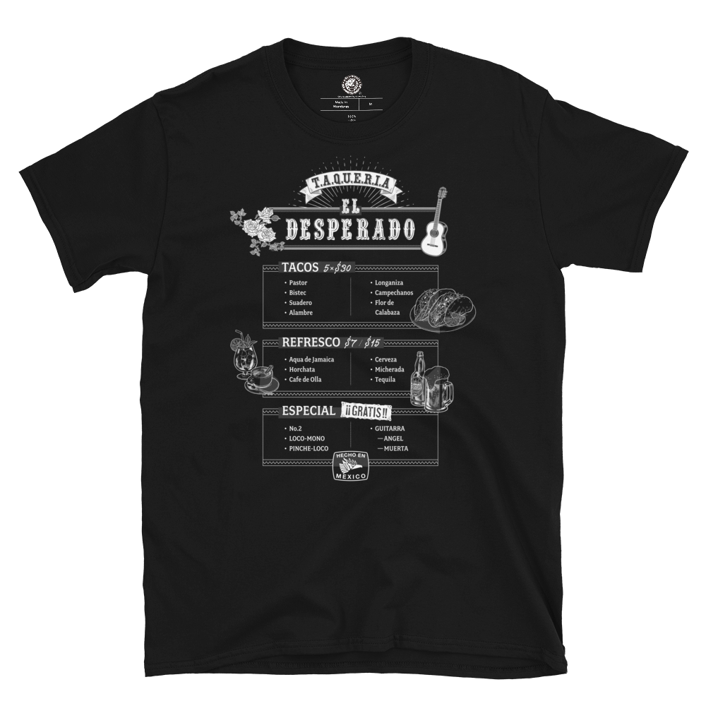 El Desperado - Carta T-Shirt – TOKON SHOP Global - New Japan