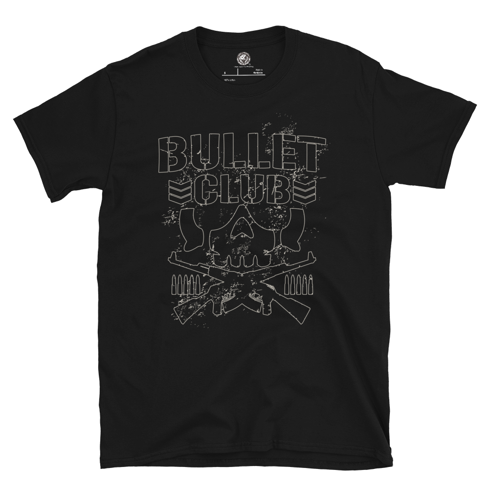 Bullet Club Outline T-Shirt – TOKON SHOP Global - New Japan Pro ...